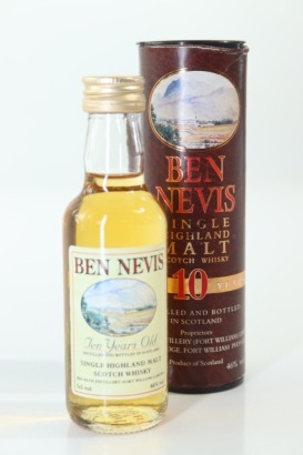 (1) Ben Nevis 10 Year Old Single Malt Scotch Whisky Miniature
