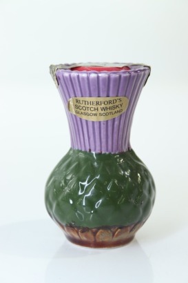 (1) Rutherford's Scotch Whisky Miniature in Ceramic Decanter
