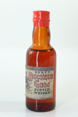 (1) Bent's Bonnie Gem Scotch Whisky Miniature