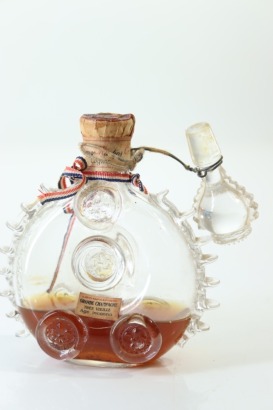 (1) Louis XIII de Remy Martin Grande Champagne Cognac Miniature, Circa. 1940's-60's (Low Fill Level)