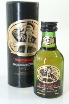 (1) Bunnahabhain 12 Year Old Single Malt Scotch Whisky Miniature
