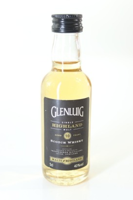 (1) Glenluig 10 Year Old Single Malt Scotch Whisky Miniature