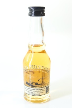 (1) Old Pulteney 12 Year Old Single Malt Scotch Whisky Miniature