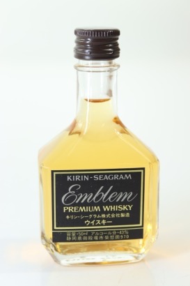 (1) Kirin-Seagram Emblem Premium Blended Japanese Whisky Miniature