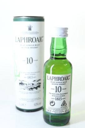 (1) Laphroaig 10 Year Old Single Malt Scotch Whisky Miniature