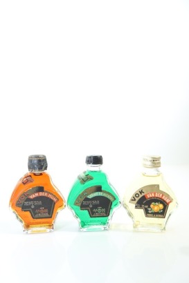 (1) Mixed Jan Vok Miniatures, 3 Bottles Sold as One Lot