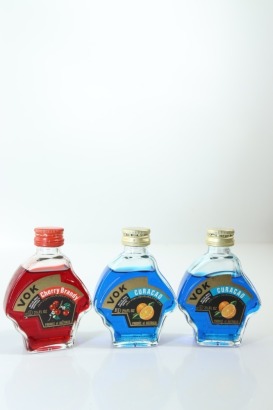 (1) Mixed Jan Vok Miniatures, 3 Bottles Sold as One Lot