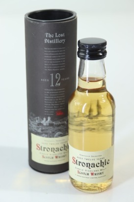 (1) Stronachie 12 Year Old Single Malt Scotch Whisky Miniature