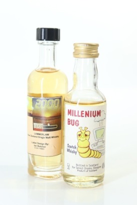 (1) Millenium Miniatures Set, 2 Bottles sold as One Lot