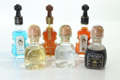 (1) Mixed liquor Miniatures, 6 Bottles Sold as One Lot