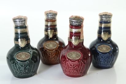 (1) Chivas Set Of Miniatures, 4 Bottles sold as One Lot