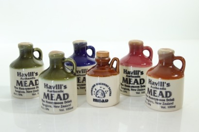 (1) Mixed Mead Miniatures, 6 Bottles Sold as One Lot