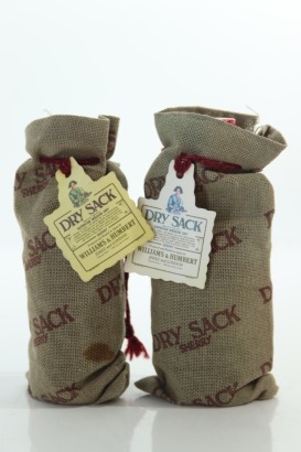 (1) Dry Sack Sherry Miniatures, 2 Bottles Sold as One Lot
