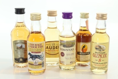 (1) Mixed Miniatures, 6 Sold as One Lot