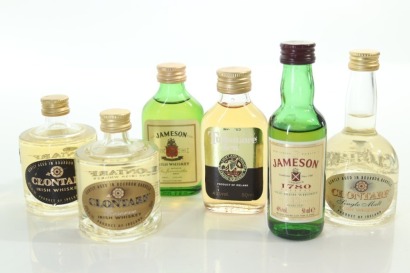 (1) Mixed Irish Whisky Miantures, 6 Sold as One Lot