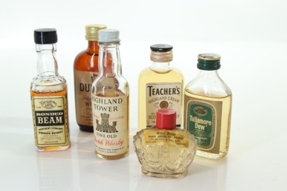 (1) Mixed Whisky Miniatures, 6 Sold as One Lot