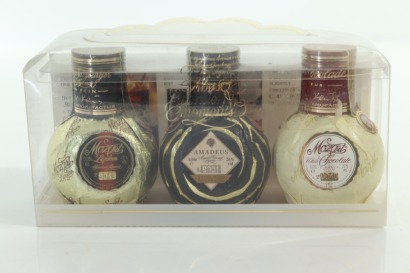 (1) Mozart Chocolate Liqueur Miniatures, 3 Sold as One Lot