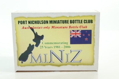 (1) Port Nicholson Miniature Bottle Club Miniature Set, 5 Sold as One Lot