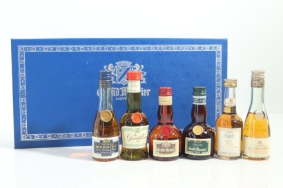 (1) Grand Marnier miniature Box Set, 6 Sold as One Lot