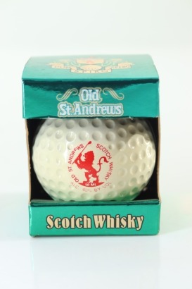 (1) Old St. Andrews Scotch Whisky Golf Ball Miniature
