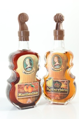 (1) Vannese Violin Miniature Liqueur, 2 Sold as One Lot