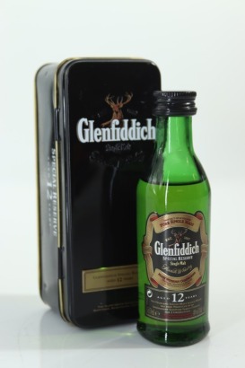 (1) Glenfiddich Special Reserve 12 Year Old Single Malt Scotch Whisky Minature