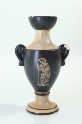 (1) Lacrima Christi wine liqueur Cermaic Vase Miniature
