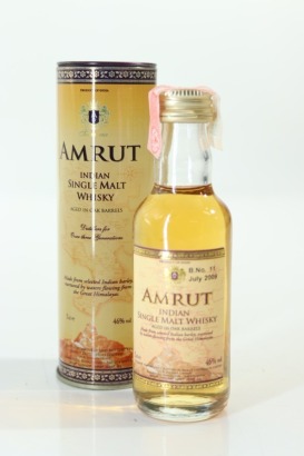 (1) Amrut Indian Single Malt Whisky Miniature