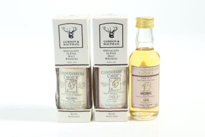 (1) Gordon & MacPhail Connoisseurs Choice Single Malt Miniature Collection, 3 Bottles Sold as One Lot