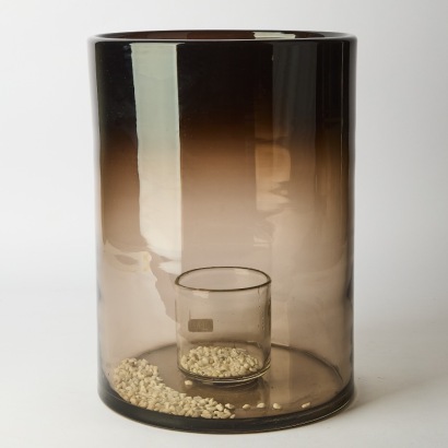 A Hurricane Glass Lamp