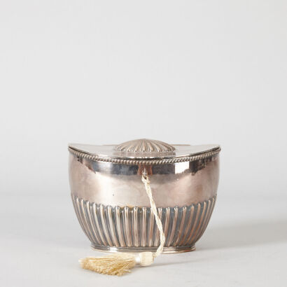 A Quality Silver Plated Tea Caddy