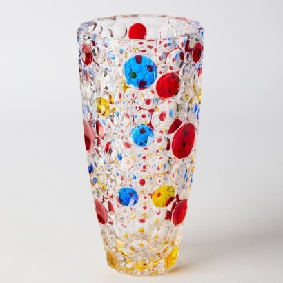 A Due Zeta 'Lisboa' Art Glass Vase