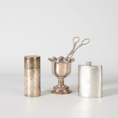 Four Assorted Pieces of Silver Plate Ware