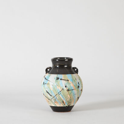 A Warren Tippett Colour Glaze Vase