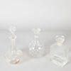 A Trio of Glass Decanters  - 2