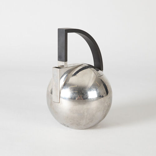 An Oliver Hemming Nio Stainless Steel Teapot