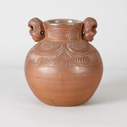 An Impressive Pottery Vase by Mike Reagan 