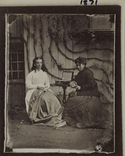 JOHN B TURNER untitled [Portrait of Two Women]