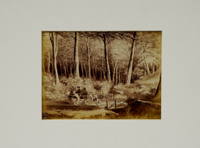 BEATTIE Painting of Australian bush scene