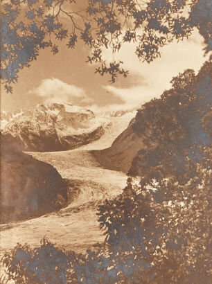 A Vintage Photo of Fox Glacier