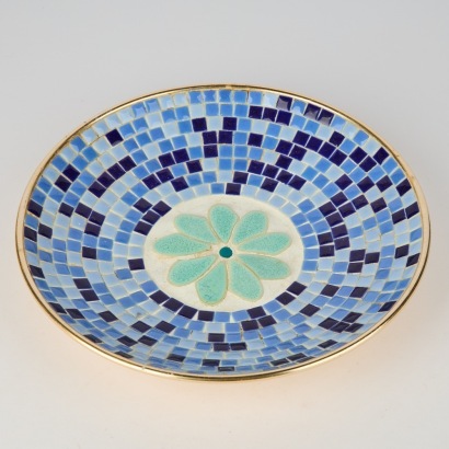 A Mosaic Plate in the Style of John Crichton