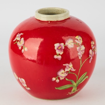 A Vintage Asian Pottery Vase