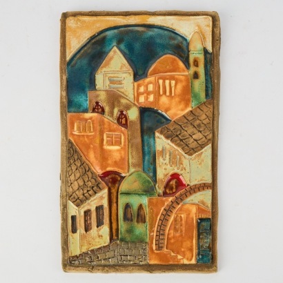 A Ruth Faktor Ceramic Wall Hanging