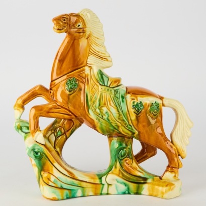 A Vintage Tang Dysnasty Style Horse Statue