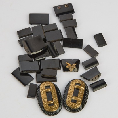 A Collection of Loose Victorian Jet Beads