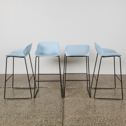 A Set of Four Nuez Bar Stools Designed by Patricia Urquiola
