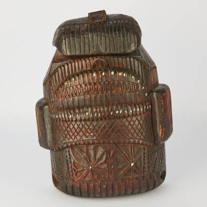 A Wood Carved Dogon Carry Box