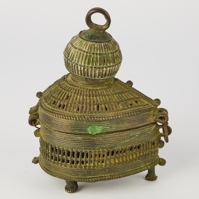 A Bronze Alloy Antique Indian Storage Pot