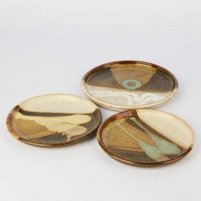 A Set of Three Brian Gartside Plates