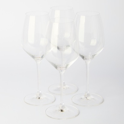 A set of four Riedel Red Wine Glasses